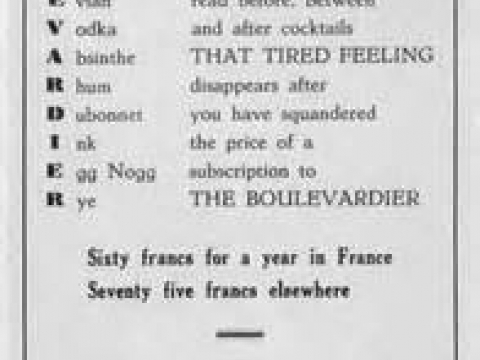 BOULEVARDIER DRAFT