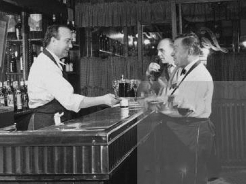 FRENCH BAR IN NEW YORK 1930
