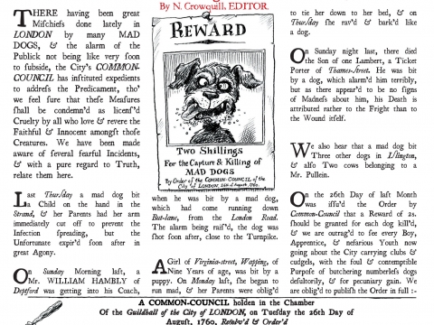 GIN LANE GAZZETTE