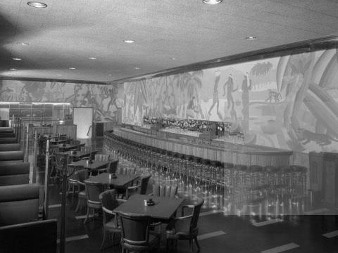 HOLABIRD ROOT PALMER HOUSE BAR 1933 CHICAGO