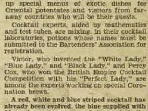 LOYAL COCKTAIL 1937