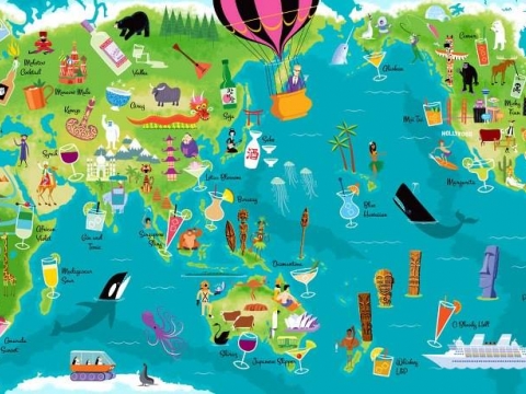 MAP OF THE WORLD