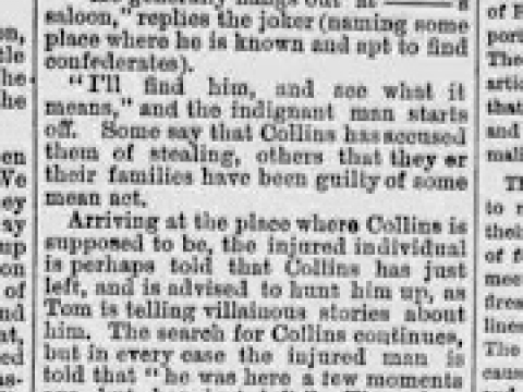 MAY 1874 THE ELK COUNTRY ADVOCATE JOHN COLLINS